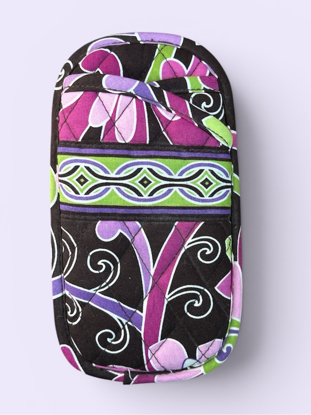 Like New Vera Bradley Retired Purple Punch Eyeglass Case
